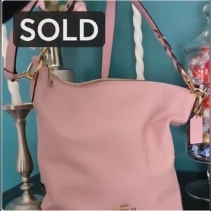 Coach Abby Duffle in pink